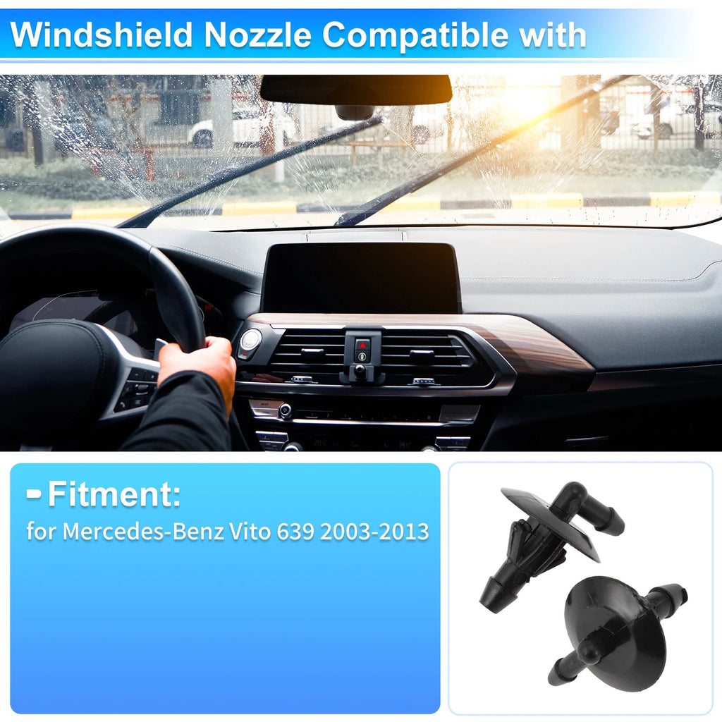 Windshield Washer Nozzle for Mercedes-Benz Vito 639 (2003–2014) No.A6318690024