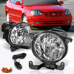 Clear Lens Fog Lights with Switch for Hyundai Accent (2003–2006)