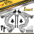 Set of 8 Front Lower Control Arm Ball Joints Tie Rod Ends for Buick Cadillac
