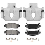Set of 6 Ceramic Brake Pads and Calipers for GMC Acadia (2007–2016)