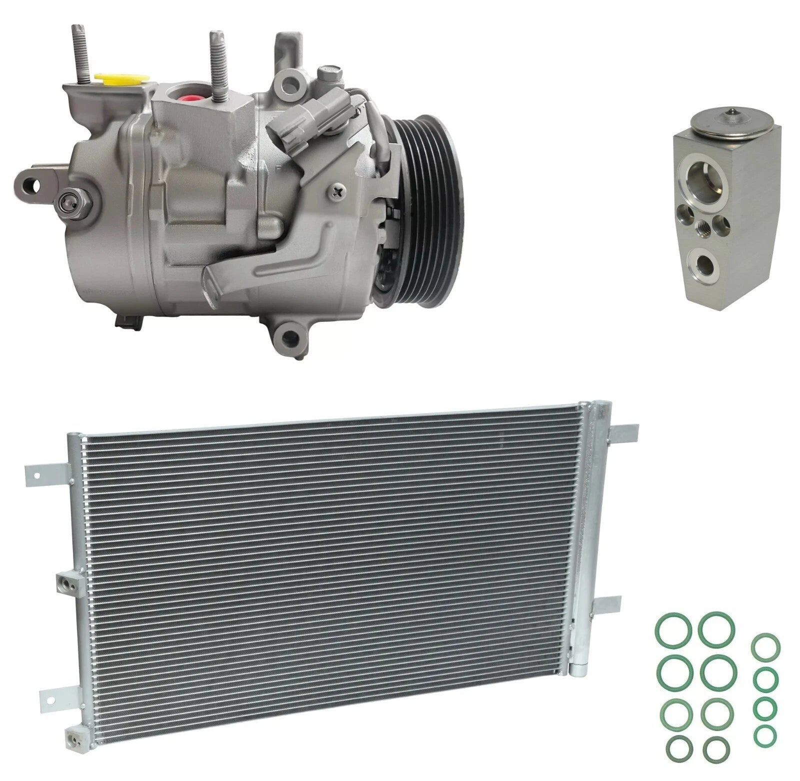 AC Compressor Kit with Condenser for Ford F-150 3.0L V6 (2020–2020)