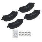 Set of 4 Front Brake Pads for Dodge Dakota Durango Ram 1500 (2005–2010)