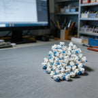Pack of 50 Blue 3 Pin Mechanical Keyboard Switches for LED Keyboards