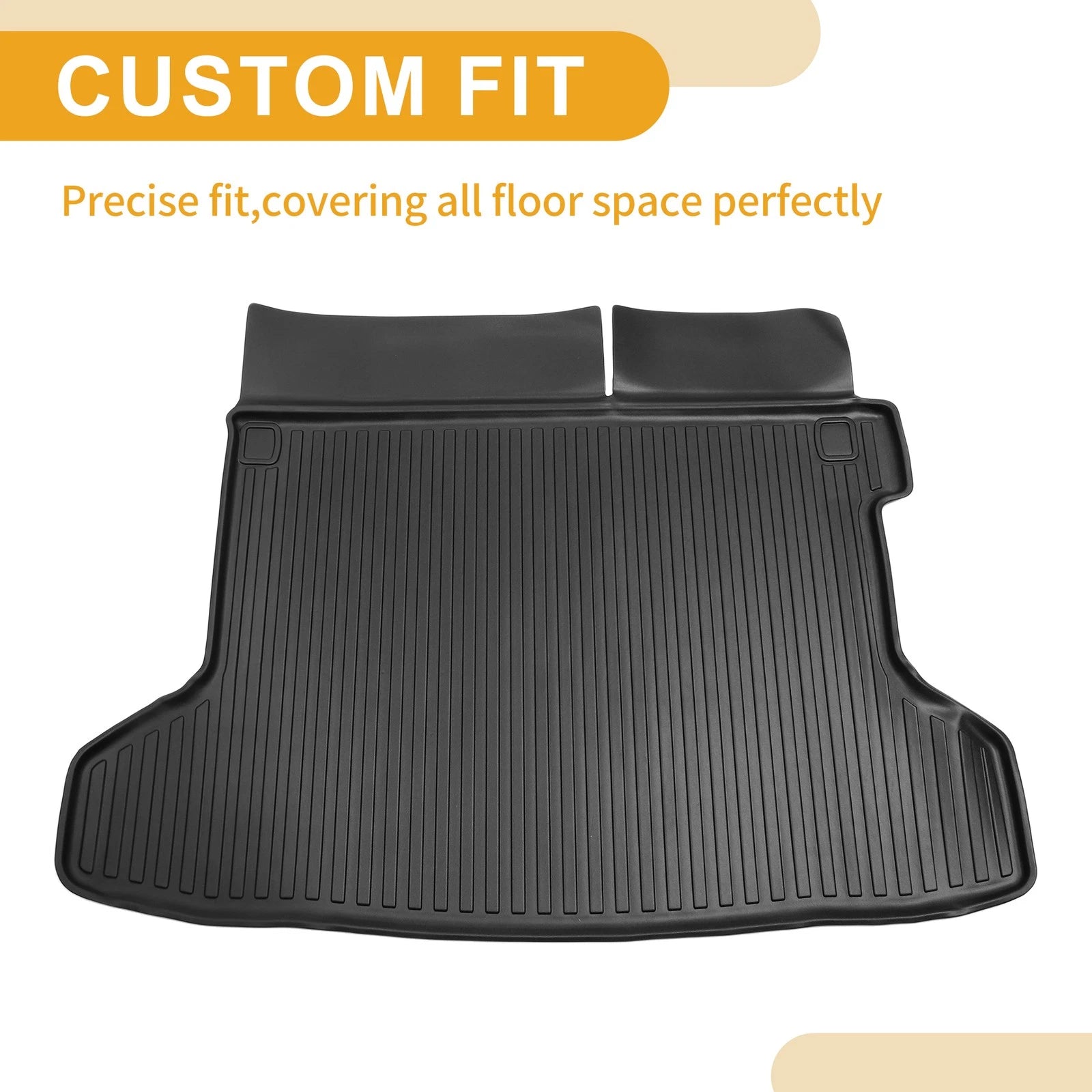 Cargo Liner Rear Trunk Mat for Honda HR-V (2016–2022) TPE Vertical Stripes