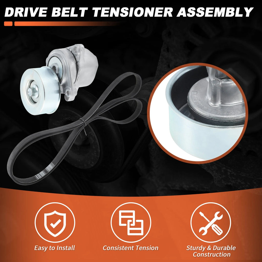 Drive Belt Tensioner Kit 11720JA00A for Nissan Altima Sentra X-Trail (–)