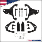 Set of 2 Front Upper Lower Control Arm Tie Rod End for Nissan Frontier Xterra (2005–2018)