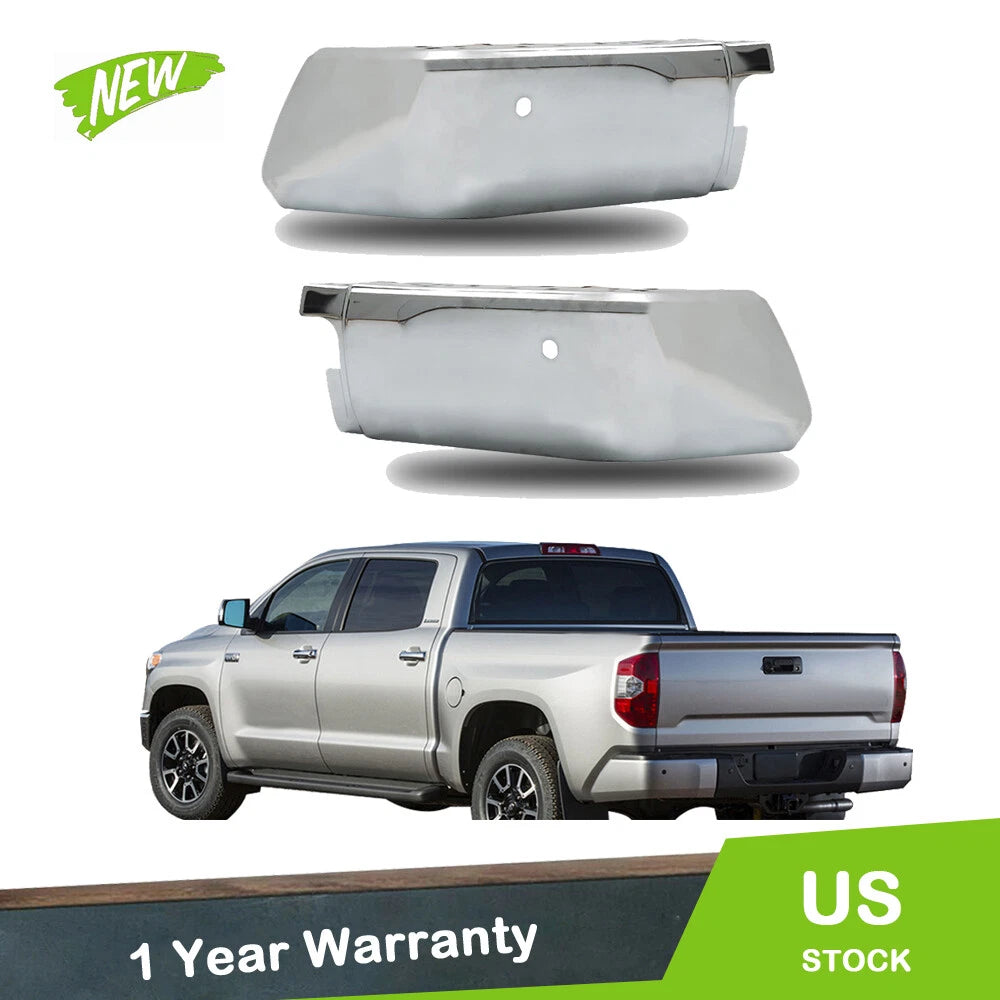 2PCS Rear Bumper for Toyota Tundra (2014–2021) Chrome