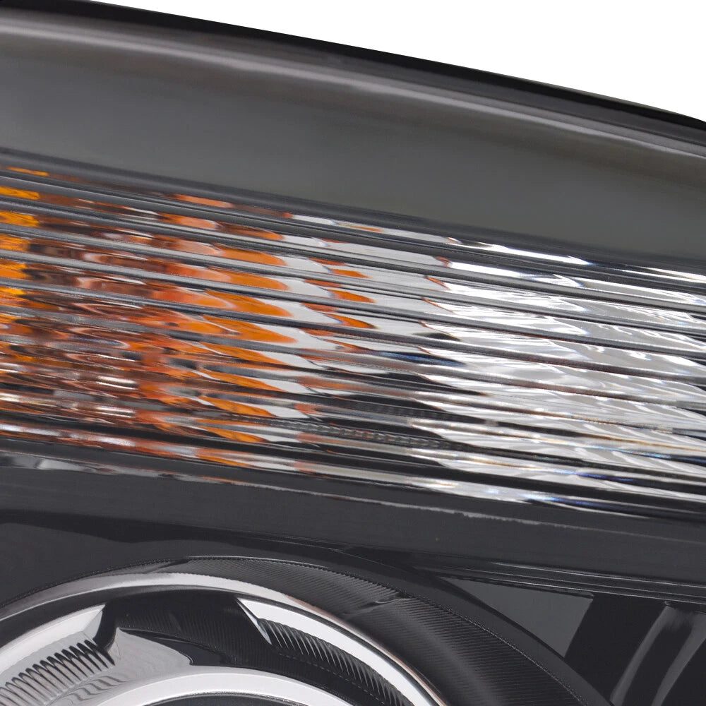 Headlamp Assembly for Chevy Equinox (2011-2015) Clear Halogen Black