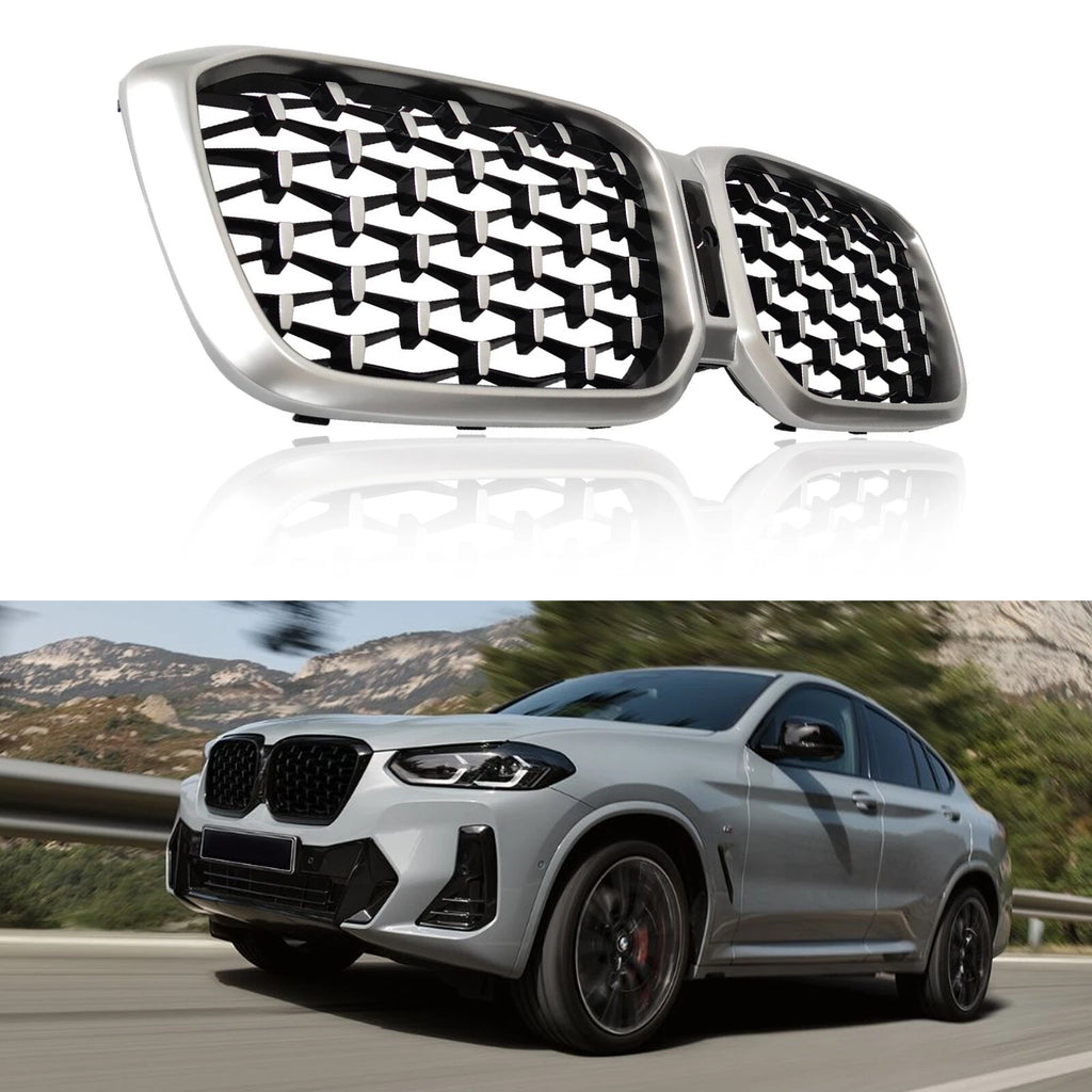 Front Upper Grille for BMW X4 xDrive30i (2022–2024)