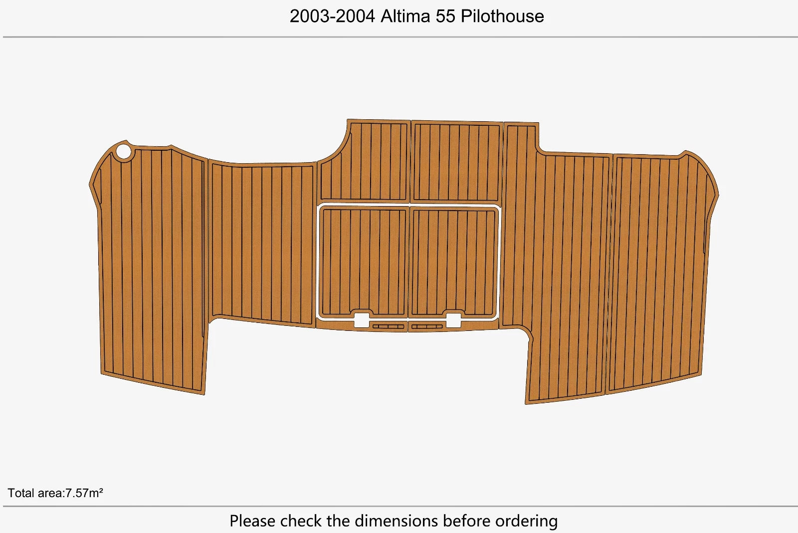 EVA Pads for 2004 Altima Pilothouse Swim Platform (2004)