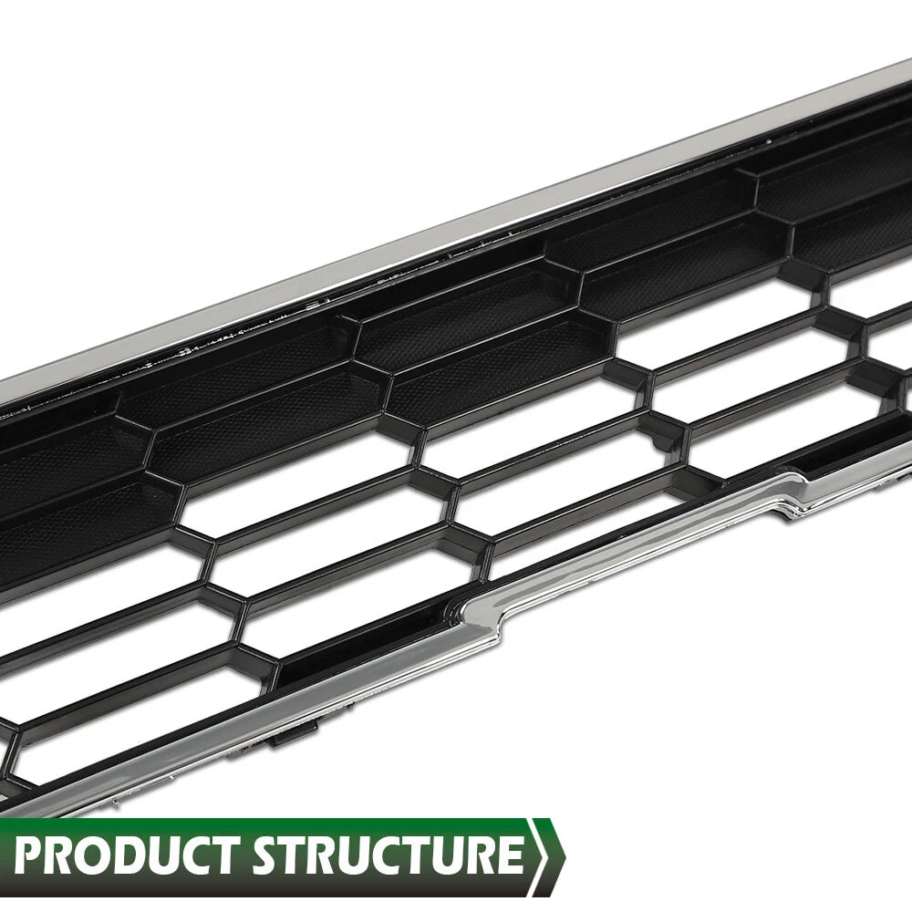 Front Bumper Upper Grille for Chevrolet Sonic (2012–2016) with Chrome Trim