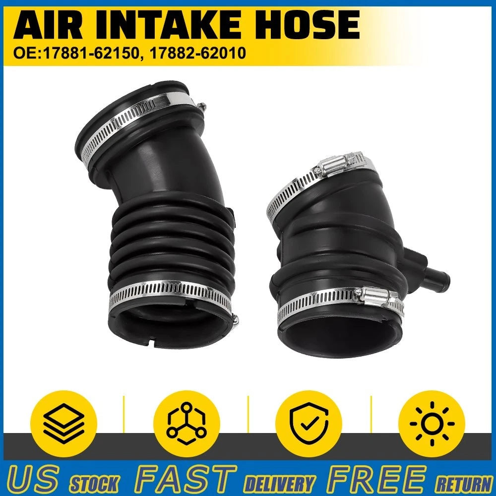 Set of 2 Air Intake Hoses for Toyota 4Runner (1999–2000) 17881-62150