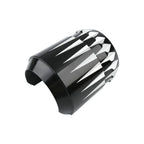 Black Lower Fork Slider Covers for Harley Road Street Electra Glide (84-2013)