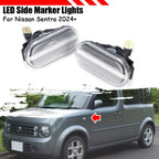 2X LED Amber Side Indicator Marker Light for Nissan 350Z Navara D40 Pathfinder