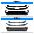 3X Glossy Black ABS Front Bumper Grille Trim Molding for Ford Edge (2011–2014)