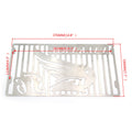 Stainless Radiator Grille Guard Cover for Honda Valkyrie GL1500 (1997–2003) Chrome