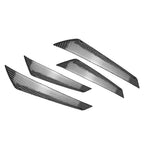 Front Bumper Side Air Vent Trim for Subaru WRX STI (2022–2025) Carbon Fiber Black
