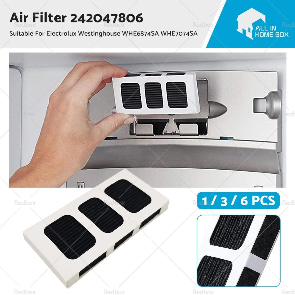 Air Filter 242047806 for Electrolux Westinghouse WHE7074SA WHE6874SA (N/A)