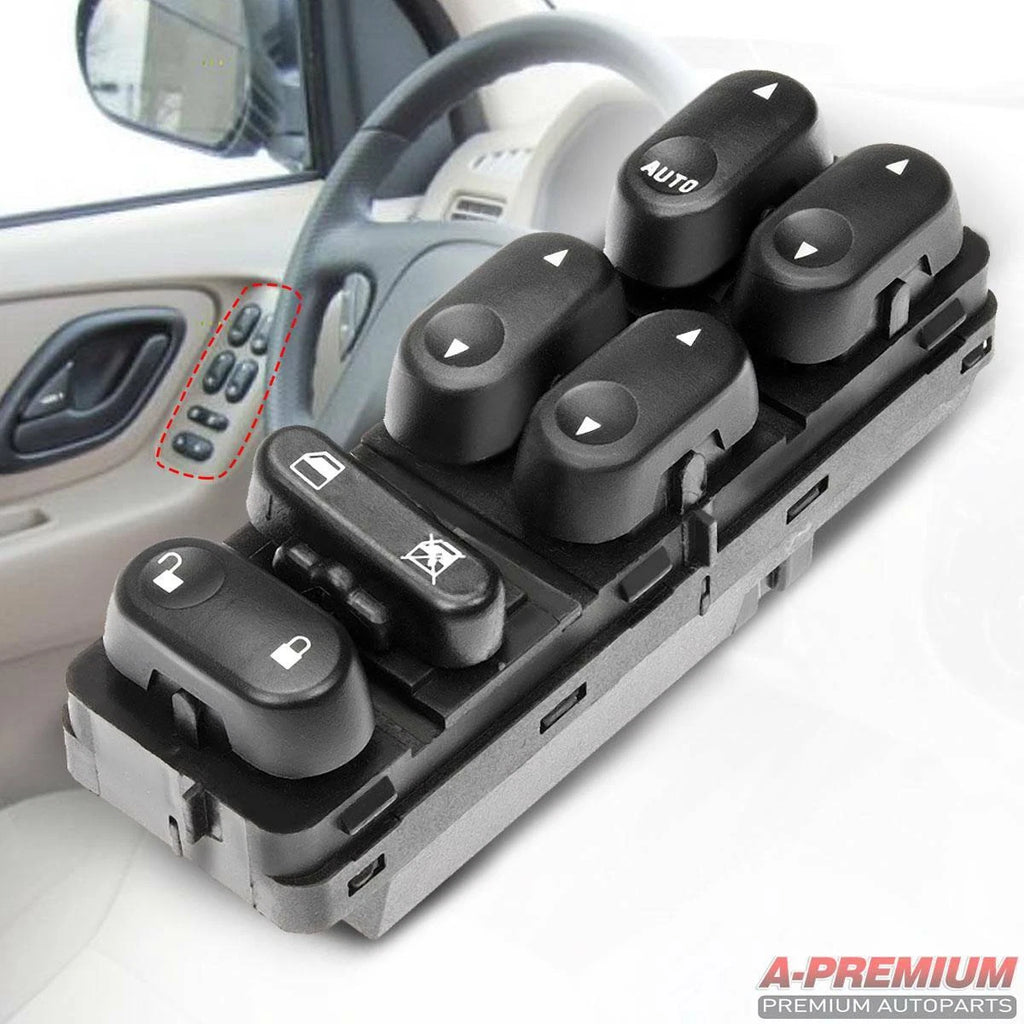 Front Left Power Window Switch for Ford Escape, Mazda Tribute (2002-2007)