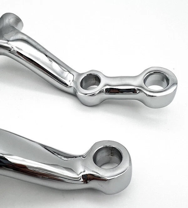 Chrome Steering Arms 1-3/4 In Drop for 1937-1948 Ford Spindles