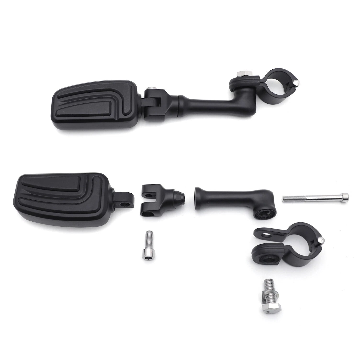 Foot Peg Kit for Honda DLX600 Shadow VT600 (1.25" Engine Guard, 4.5")