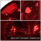 Left Driver Side Tail Brake Light Reverse Lamp Chrome for Colorado Canyon (2004–2012)