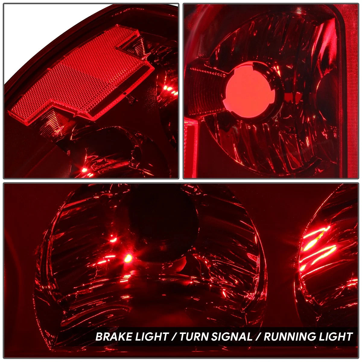 Left Driver Side Tail Brake Light Reverse Lamp Chrome for Colorado Canyon (2004–2012)