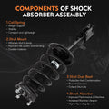 2X Rear Strut & Coil Spring Assembly Kit for Toyota Venza (2013–2015)