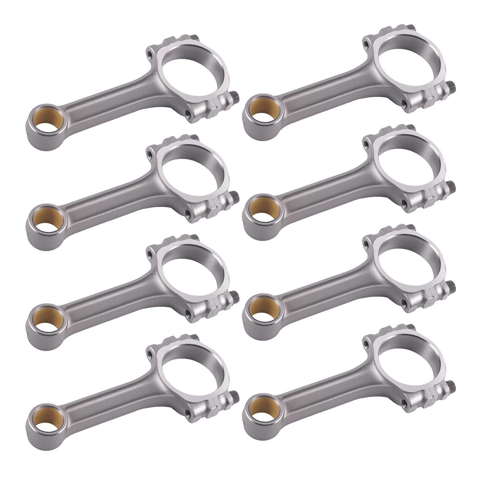 5.700" I-Beam 5140 Connecting Rods for SBC Chevy 350 (Bushed)