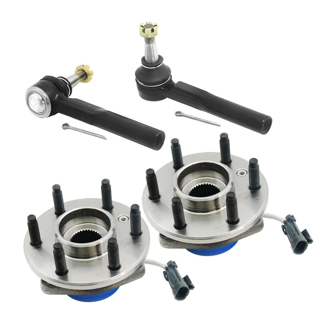 Wheel Hub + Tie Rod Sway Bar Kit for Chevrolet Uplander Pontiac Montana (2005–2009) 513236