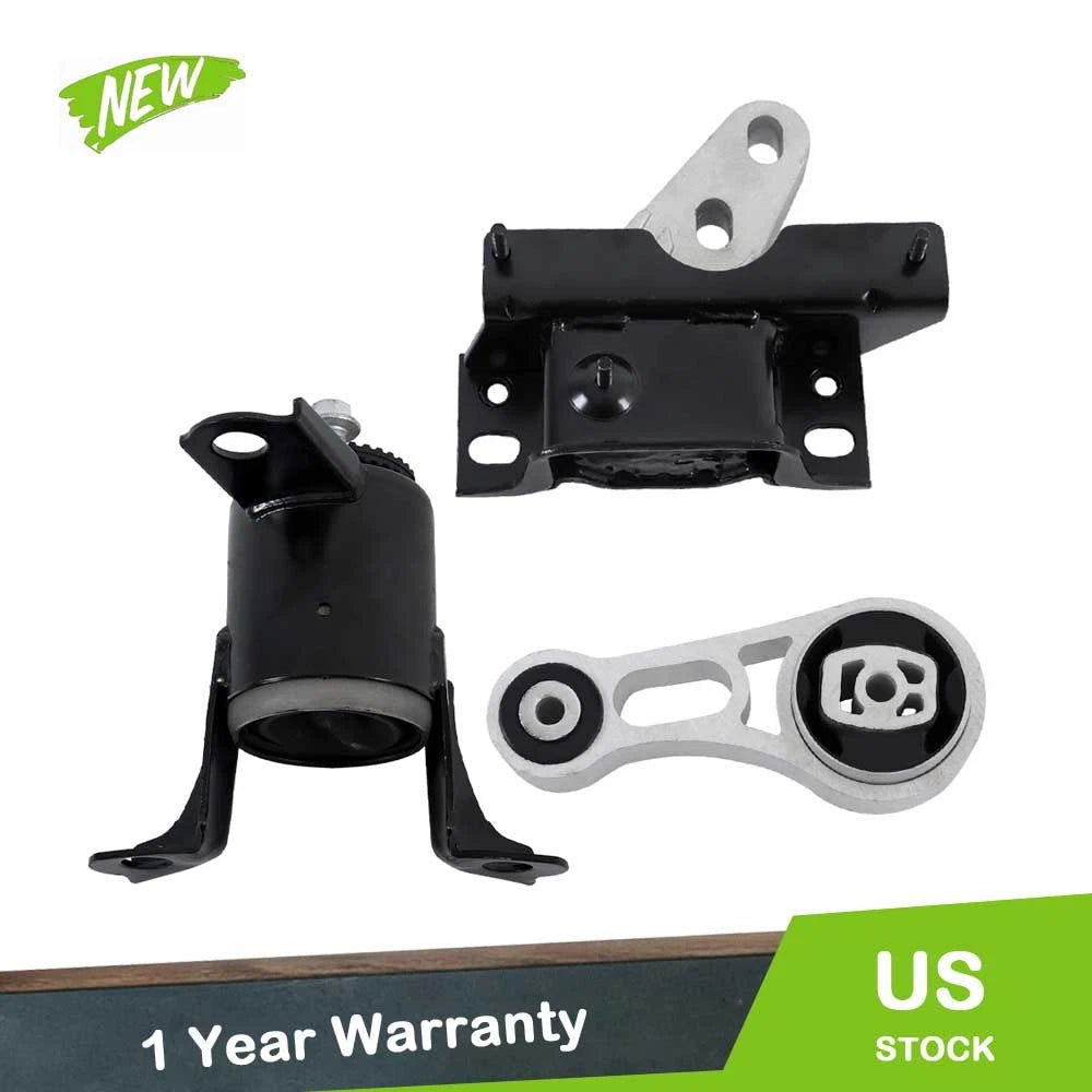 3X Engine Motor Mounts & Trans Mount for Ford Ecosport 2.0L (2013–2017)
