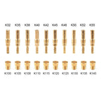 20pcs Carburetor Main & Pilot Jet Kit for PWK CVK Gold Motor