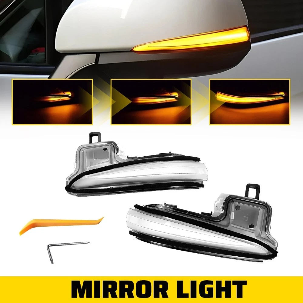 Sequential LED Mirror Side Turn Signal Lights for Toyota Tacoma RAV4 (2016–2023)