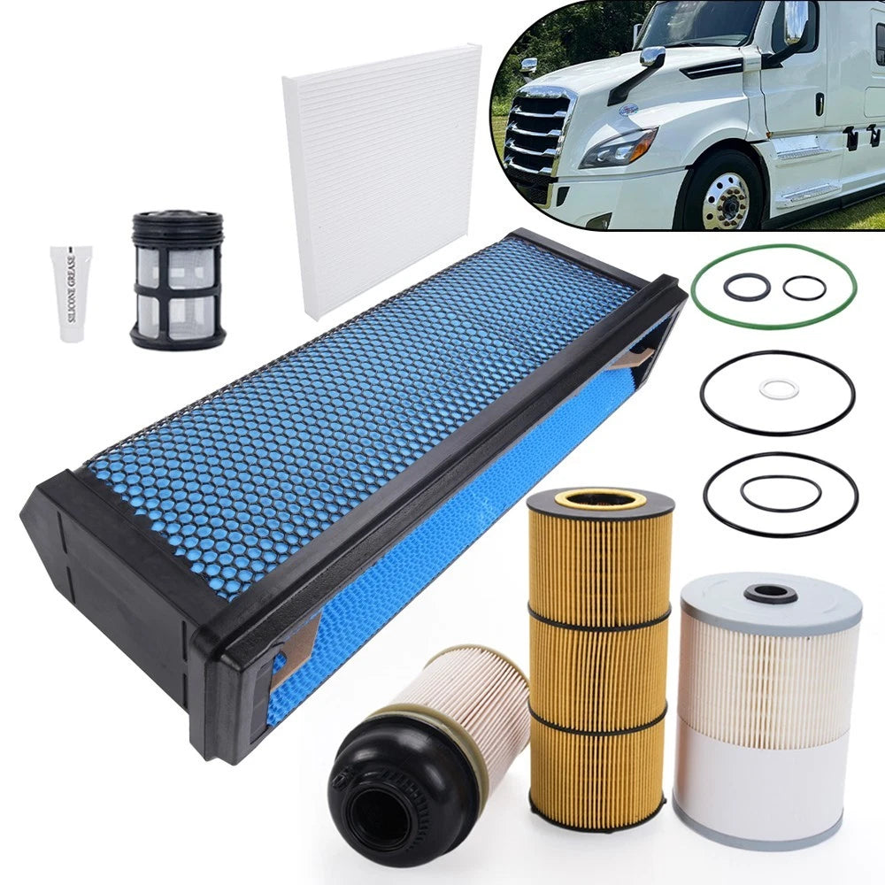 Air Oil Fuel Filters Kit for Detroit DD13 DD15 DD16
