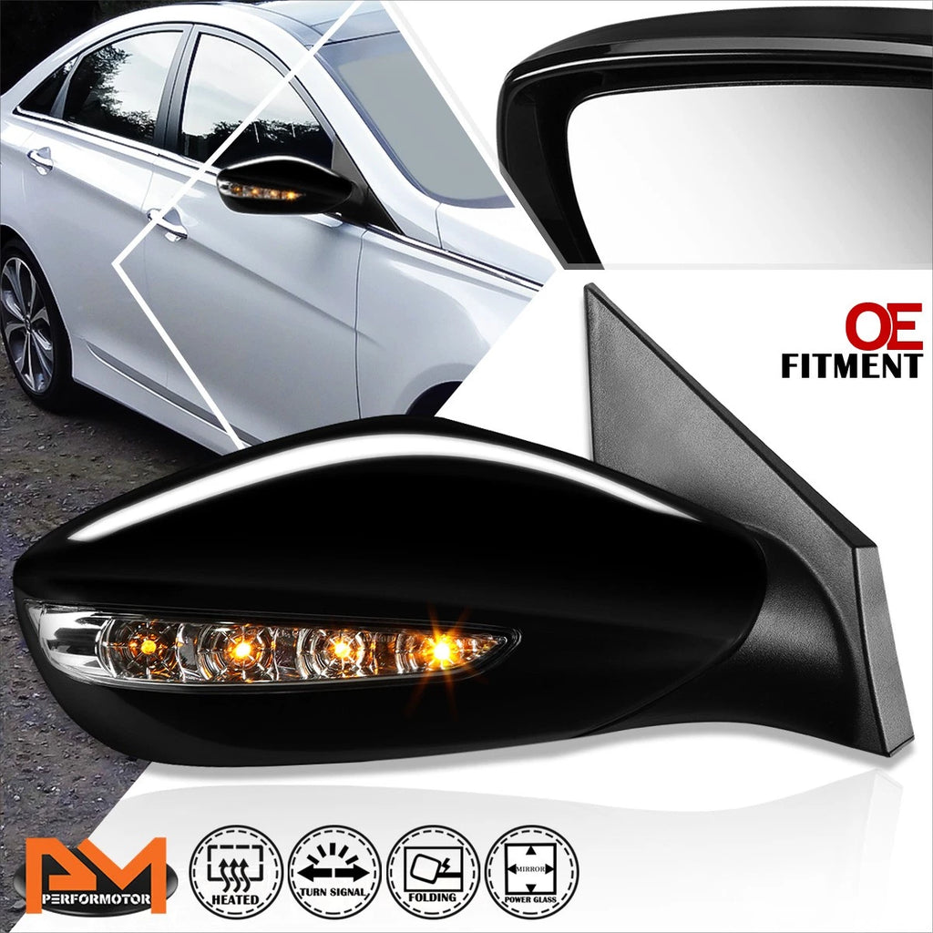 Power Heated Turn Signal Side View Mirror for Hyundai Sonata (2011–2014)