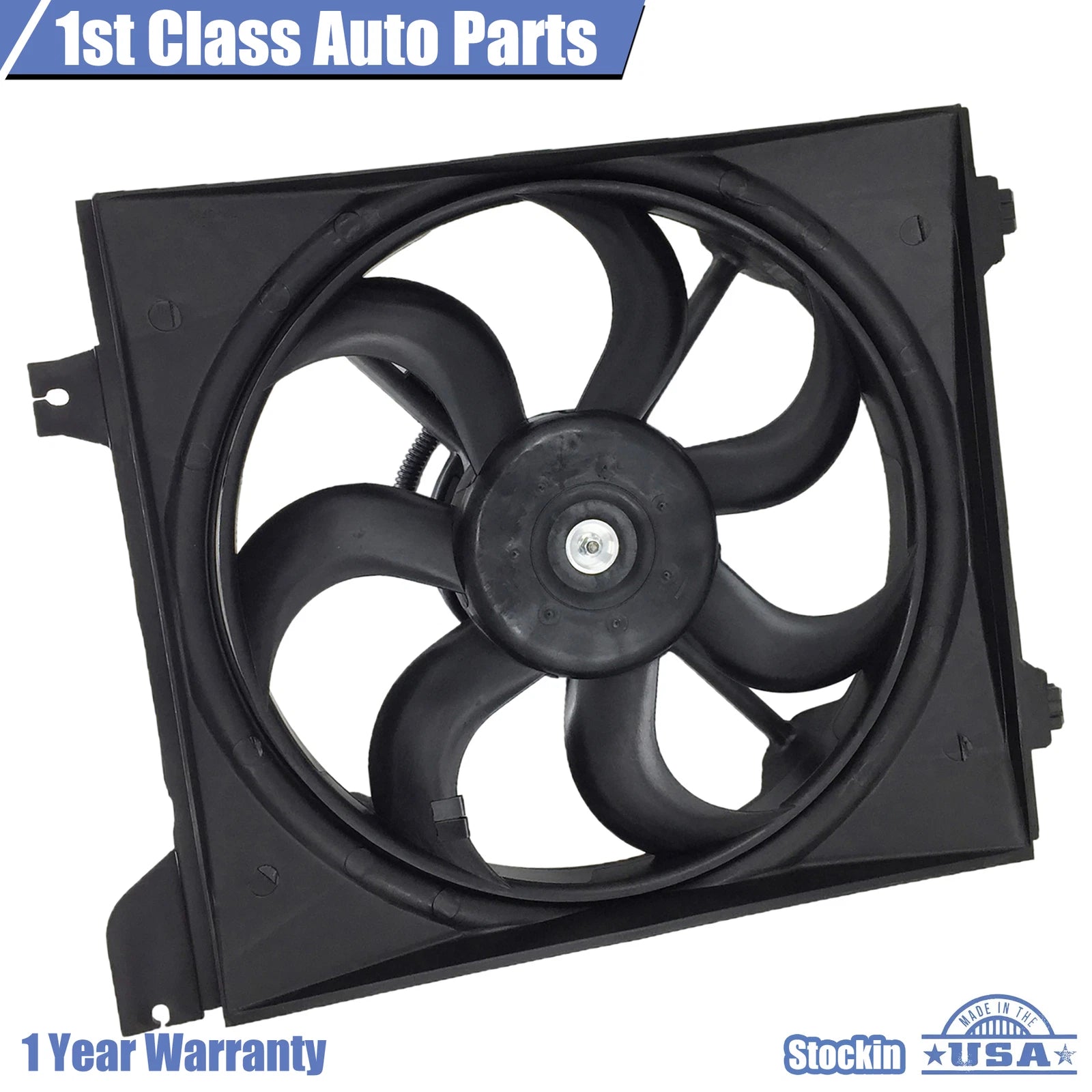 Radiator Cooling Fan Driver Side Left for Kia Rio Rio5 (2006–2011) 620-733