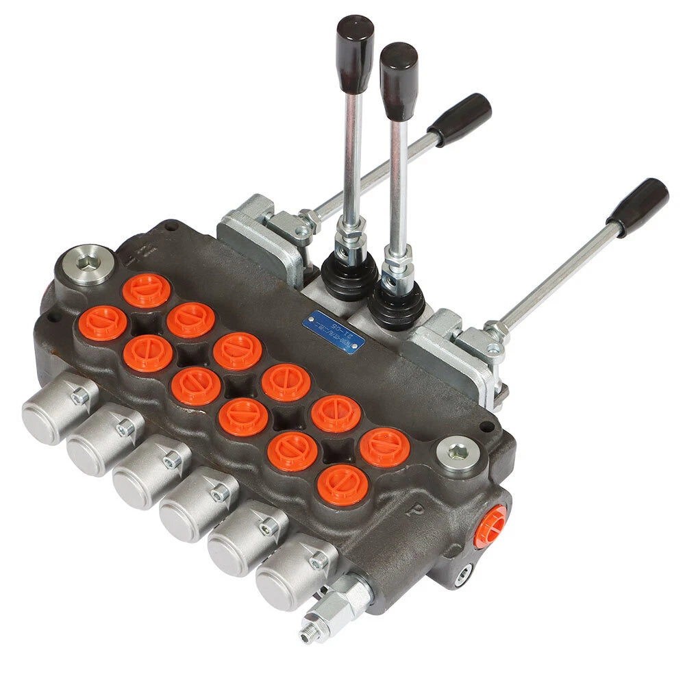 6 Spool Hydraulic Backhoe Directional Control Valve for Make Model