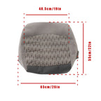 Front Driver Bottom Cloth Seat Cover for Ford F250 F350 F450 F550 XLT (1999–2000)