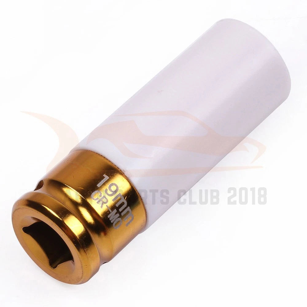 Set of 5 Deep Impact Sockets for Wheel Protectors (1/2" 15-22mm)