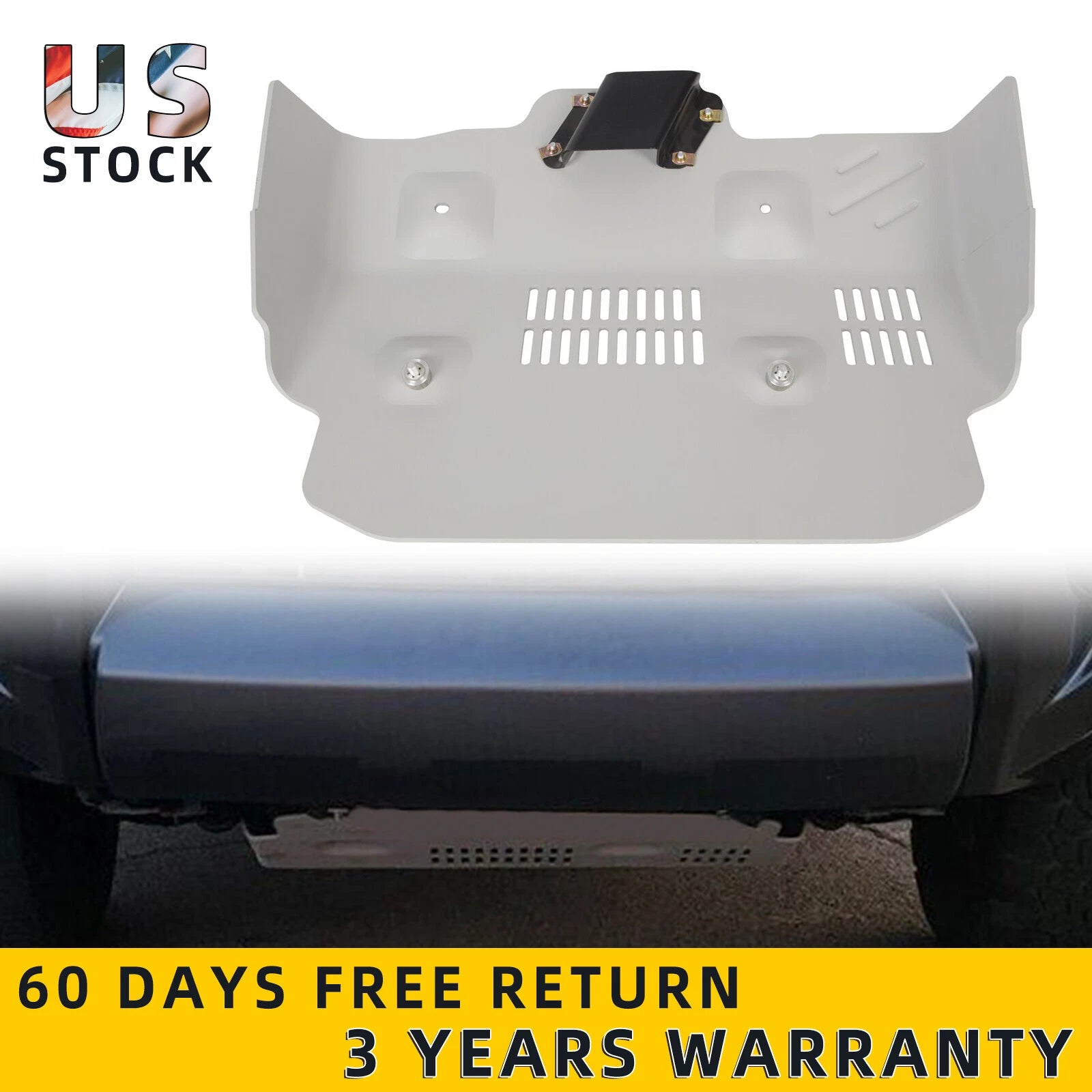 Aluminum Front Skid Plate for Toyota 4Runner (2014–2022), FJ Cruiser (2009–2014)