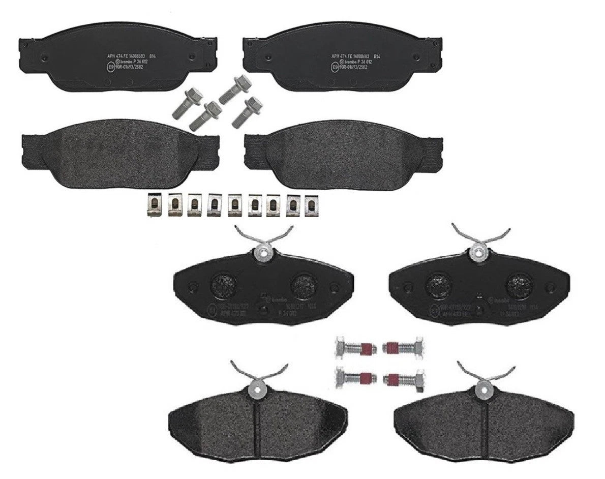 Brembo Brake Pad Set for Ford Thunderbird, Jaguar, Lincoln