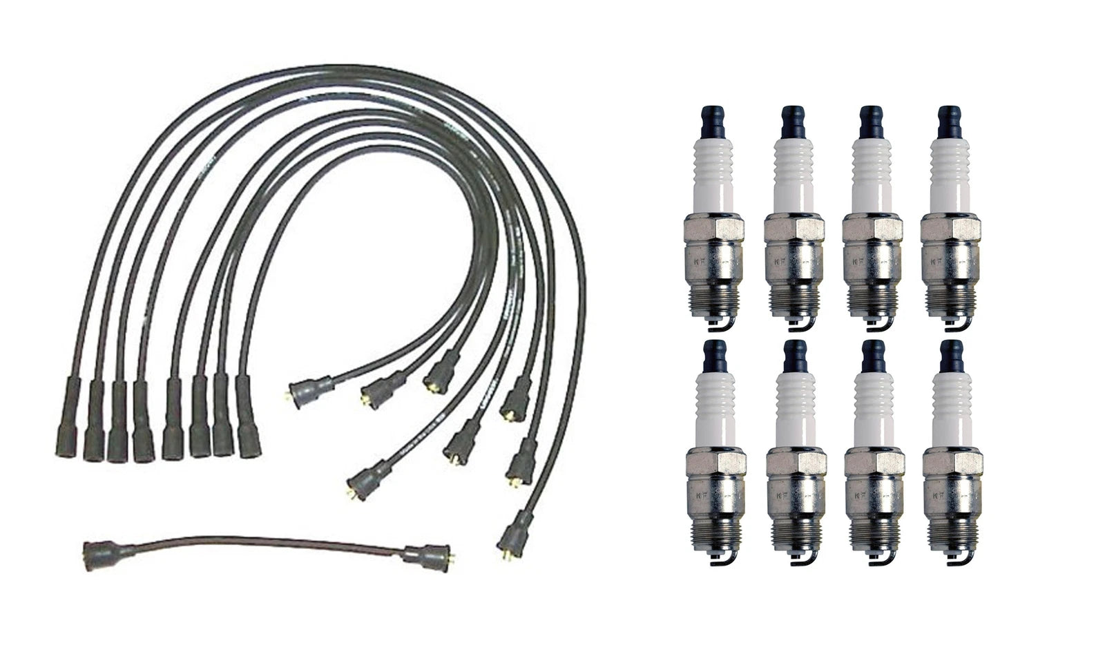 Denso Wire Set & 8 U-Groove Spark Plugs Kit for Chevy GMC V8
