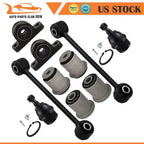 10pc Control Arm Bushing & Sway Bar Joint for Jeep Grand Cherokee (2005–2010)