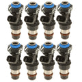 Set of 8 Delphi Fuel Injectors for Chevy Silverado GMC Sierra H2 Isuzu V8 (2001–2014)