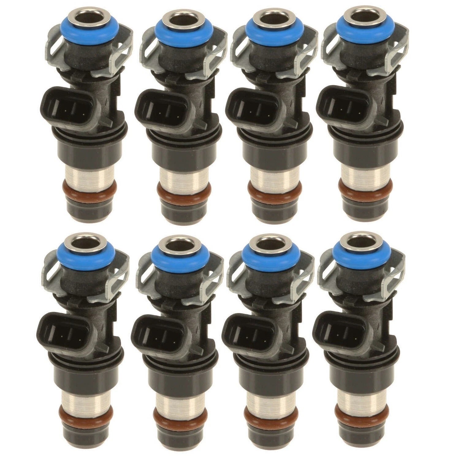 Set of 8 Delphi Fuel Injectors for Chevy Silverado GMC Sierra H2 Isuzu V8 (2001–2014)