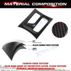 Carbon Fiber Pattern Center Gear Shift Panel Trim for Dodge Charger (2015-2023)