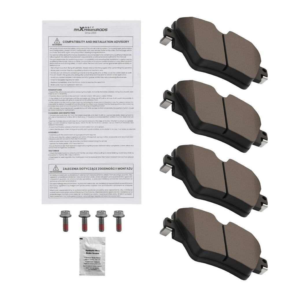Front Ceramic Brake Pads Set of 4 for Mini Cooper Clubman (2016–2022)