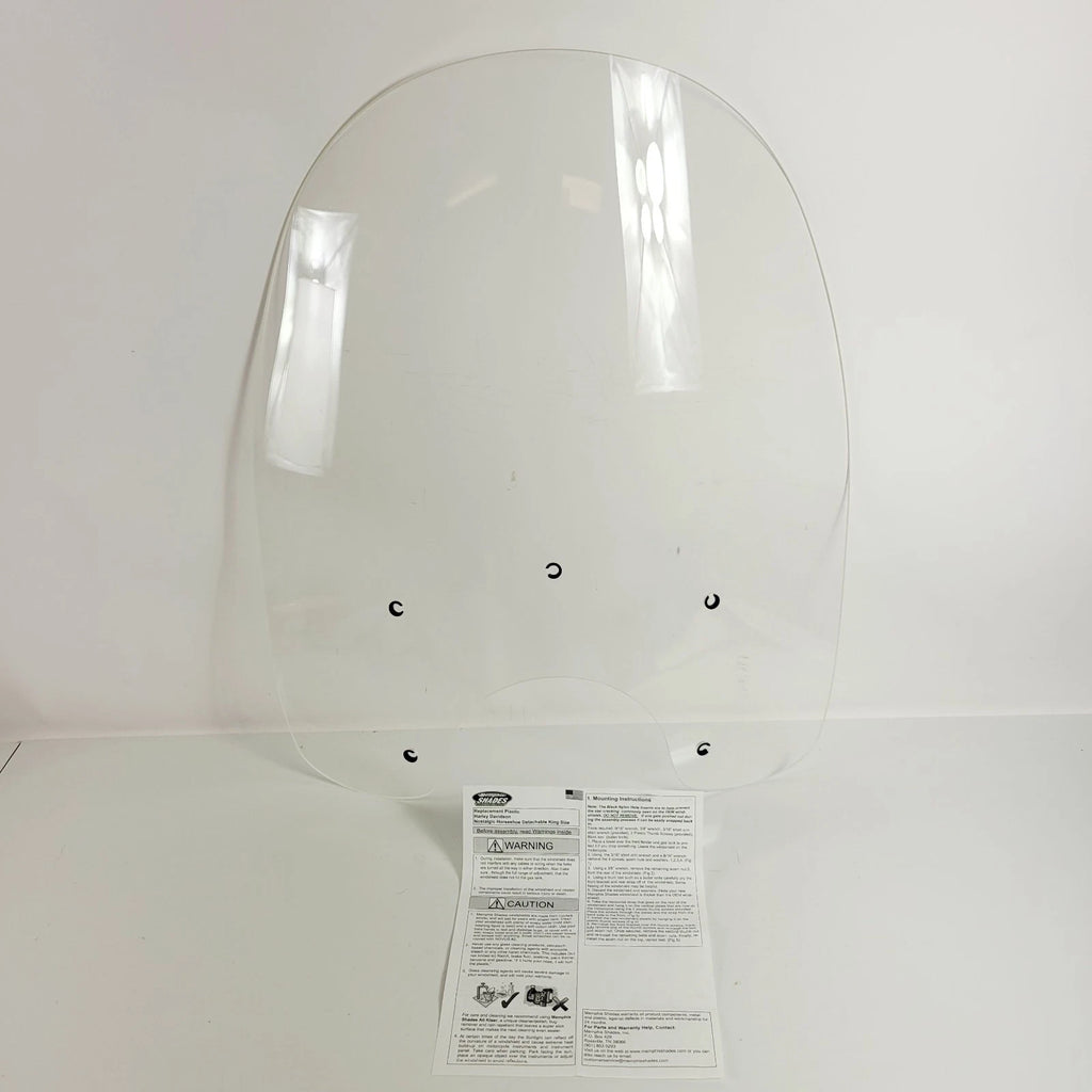 21" Clear Plastic Windshield for Harley Fat Boy (2000–2017) - 2310-0458, MEP6470