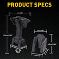 Set of 2 Front Hood Catch Lock Latch Bracket Pins for Jeep Wrangler TJ (1997–2006)