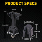 Set of 2 Front Hood Catch Lock Latch Bracket Pins for Jeep Wrangler TJ (1997–2006)